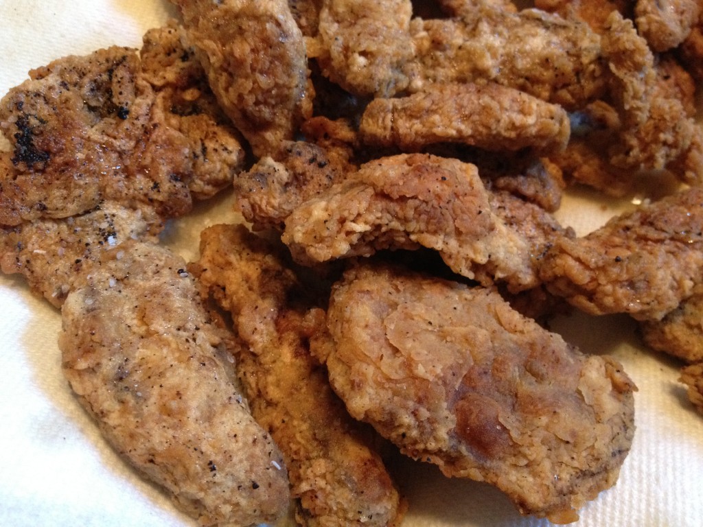 fried cow tongue
